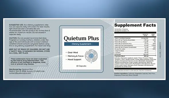 Quietum plus supplement facts